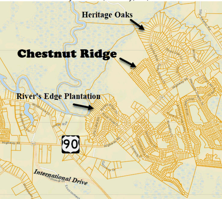 New home community of Chestnut Ridge in Conway developed by Beverly Homes