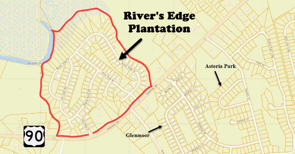 New home community of River's Edge Plantation in Conway